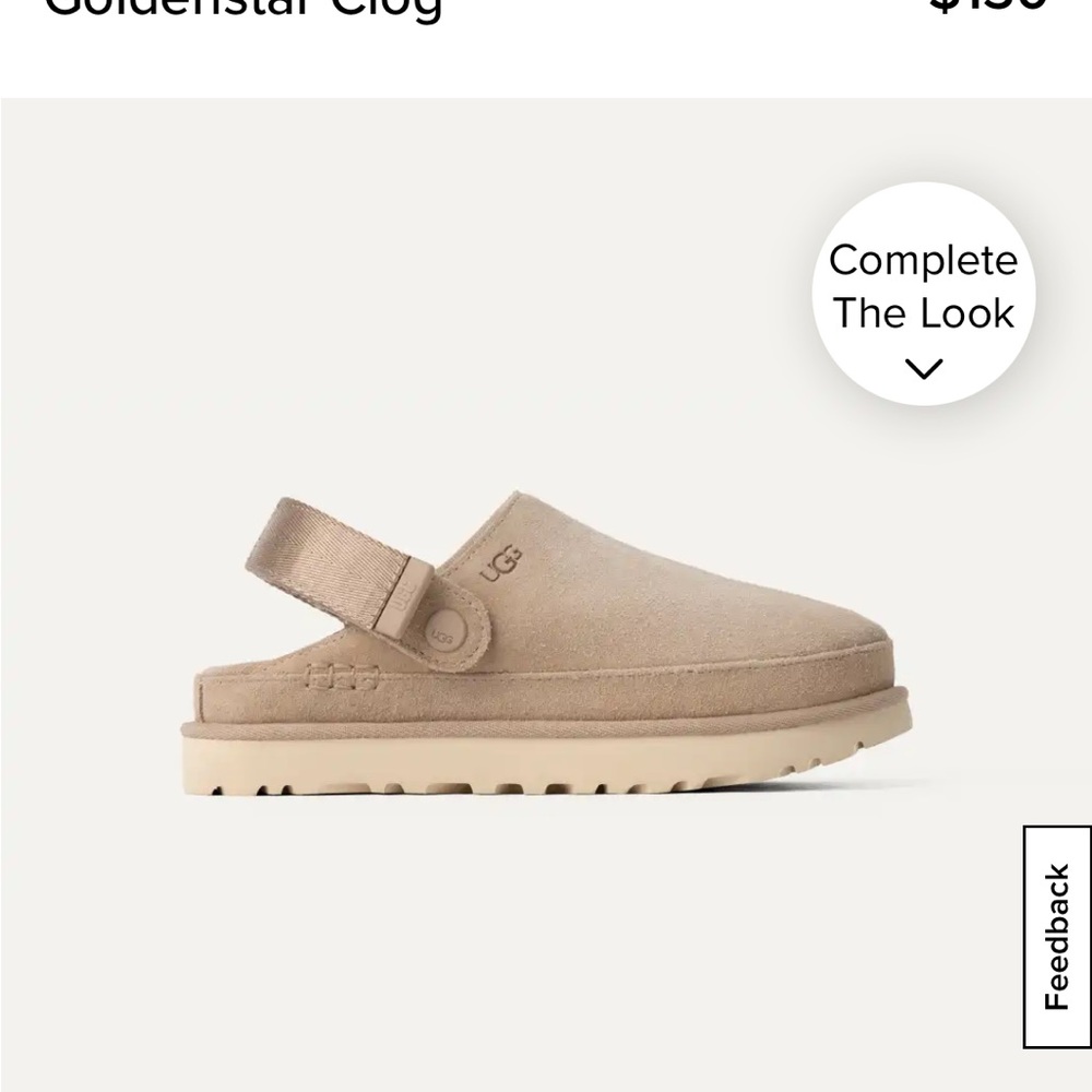 UGG Tan Slip-On Clogs